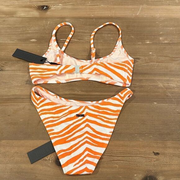 TRIANGL MACI CHEEKY ZEBRA POP NO BAG NEW WITH TAGS - Picture 3 of 8